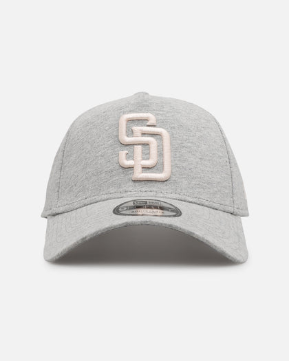 New Era San Diego Padres 'Cozy' 9FORTY A-Frame Strapback Heather Grey