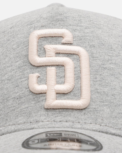 New Era San Diego Padres 'Cozy' 9FORTY A-Frame Strapback Heather Grey