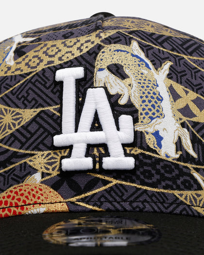 New Era Los Angeles Dodgers 'Koi' 9FORTY A-Frame Snapback Black/Multi-Colored