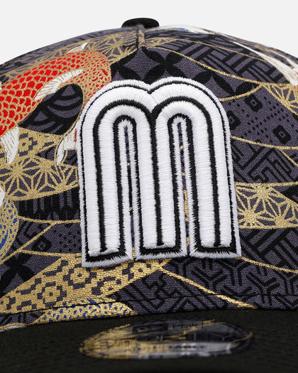 New Era Mexico National Baseball Team 'Koi' 9FORTY A-Frame Snapback Black/Multi-Colored