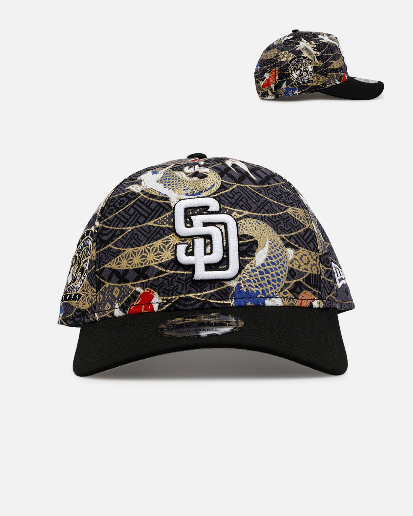 New Era San Diego Padres 'Koi' 9FORTY A-Frame Snapback Black