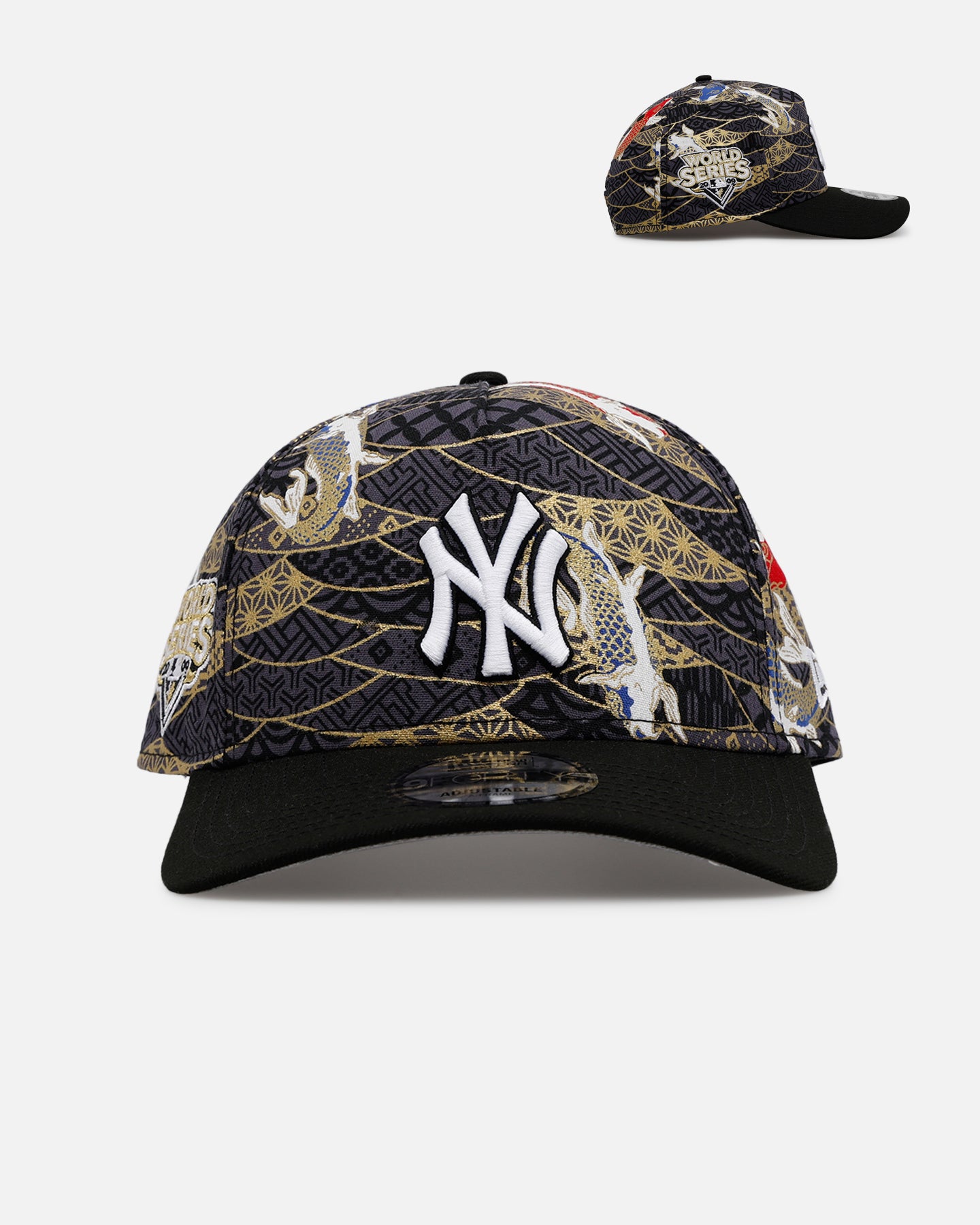 New Era New York Yankees 'Koi' 9FORTY A-Frame Snapback Black/Multi