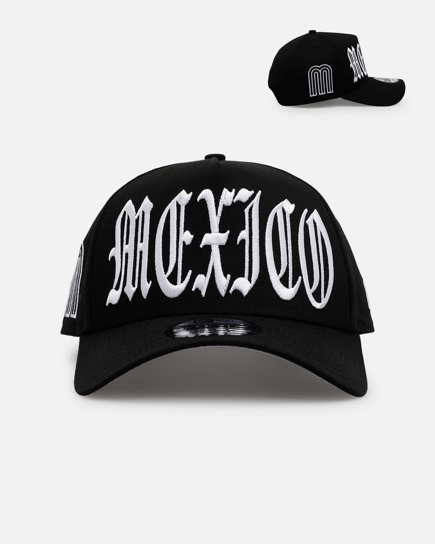 スケルトンデザインキャップ 4FSB New Era Mexico National Baseball Team 'Oversized Gothic Script