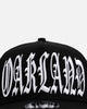 New Era Oakland Athletics 'Oversized Gothic Script Crown' 9FORTY A-Frame Snapback Black/White