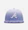 New Era Atlanta Braves 'Sundye Flames' 59FIFTY Fitted Lavender