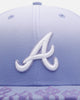 New Era Atlanta Braves 'Sundye Flames' 59FIFTY Fitted Lavender