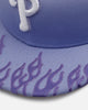 New Era Philadelphia Phillies 'Sundye Flames' 59FIFTY Fitted Lavender
