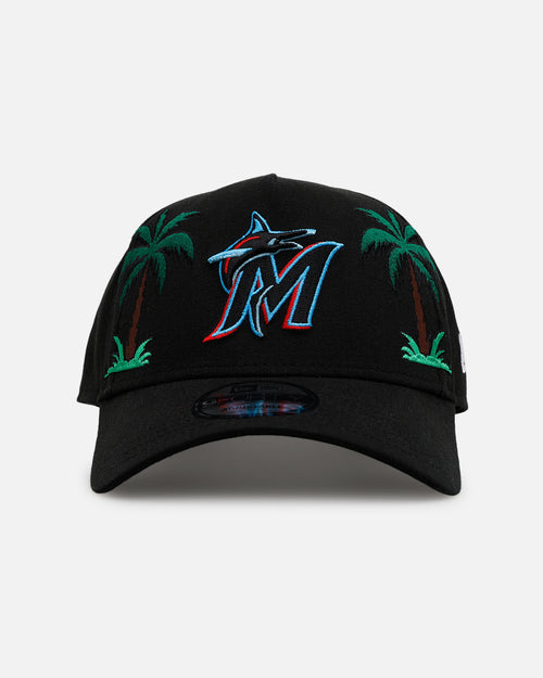New Era Miami Marlins 'Palm Trees' 9FORTY A-Frame Snapback Official Team Color