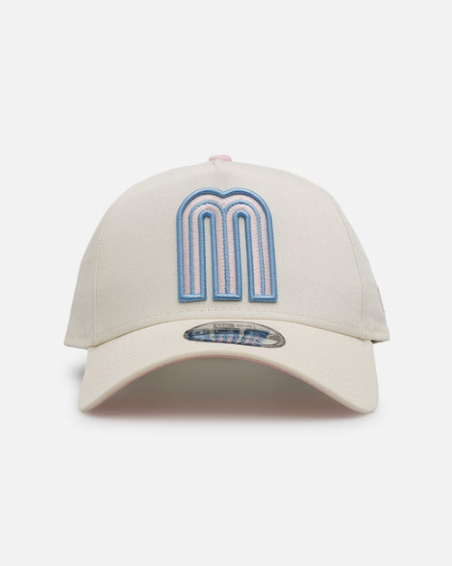 New Era Mexico National Baseball Team 'Pastel' 9FORTY A-Frame Snapback Chrome White