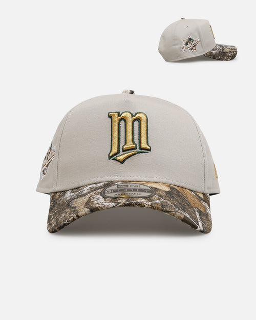 New Era Minnesota Twins 'Stone Realtree' 9FORTY A-Frame Snapback Stone