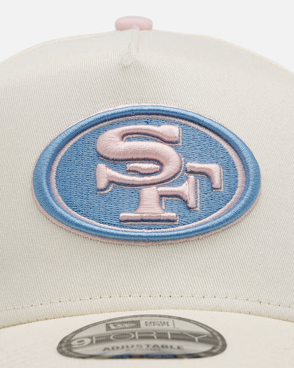 New Era San Francisco 49ers 'Pastel' 9FORTY A-Frame Snapback Chrome White