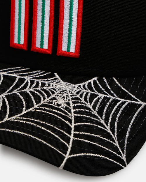 New Era Mexico National Baseball Team'Spider Web Visor' 9FORTY A-Frame Snapback Black