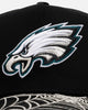 New Era Philadelphia Eagles 'Spider Web Visor' 9FORTY A-Frame Snapback Black