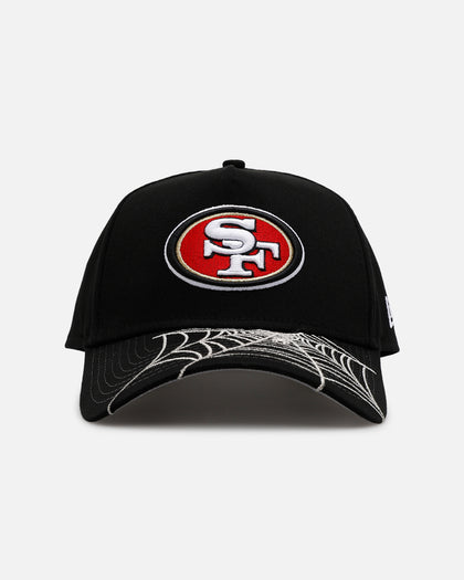 New Era San Francisco 49ers 'Spider Web Visor' 9FORTY A-Frame Snapback Black