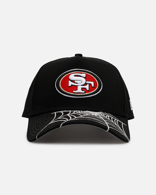 New Era San Francisco 49ers 'Spider Web Visor' 9FORTY A-Frame Snapback Black
