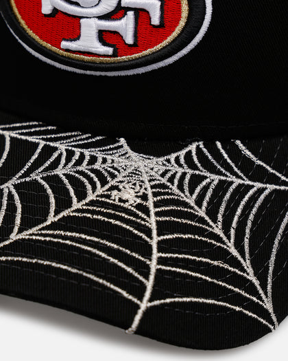 New Era San Francisco 49ers 'Spider Web Visor' 9FORTY A-Frame Snapback Black