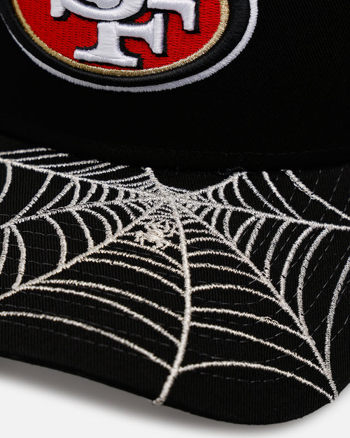 New Era San Francisco 49ers 'Spider Web Visor' 9FORTY A-Frame Snapback Black