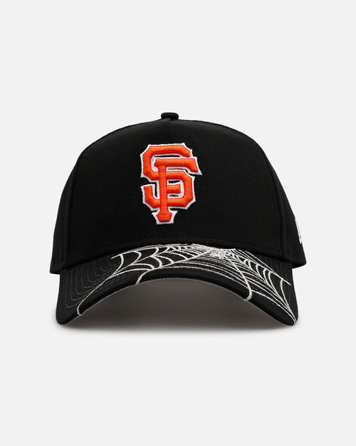 New Era San Francisco Giants 'Spider Web Visor' 9FORTY A-Frame Snapback Black