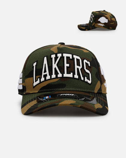 Pro Standard Los Angeles Lakers 'Woodland Camo' Pro Pinch Snapback Camo