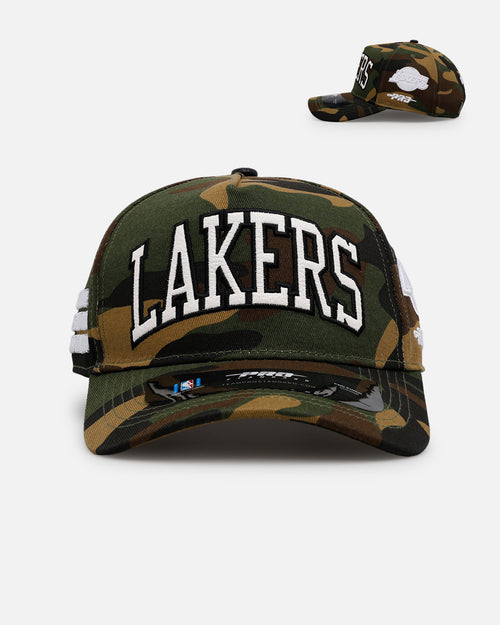 Pro Standard Los Angeles Lakers 'Woodland Camo' Pro Pinch Snapback Camo