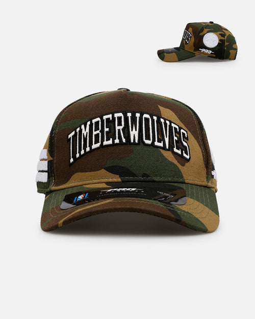 Pro Standard Minnesota Timberwolves 'Woodland Camo' Pro Pinch Snapback Camo