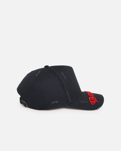 47 Brand Boston Red Sox 'Destruct Gothic Visor' 47 Offside Strapback Navy/Navy