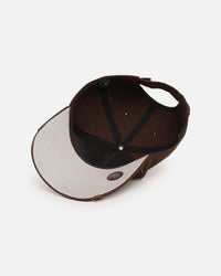 47 Brand San Diego Padres 'Destruct Gothic Visor' 47 Offside Strapback Brown/Brown