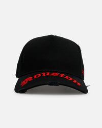47 Brand Houston Astros 'Destruct Gothic Visor' 47 Offside Strapback Black