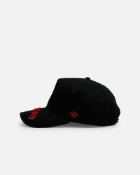 47 Brand Houston Astros 'Destruct Gothic Visor' 47 Offside Strapback Black