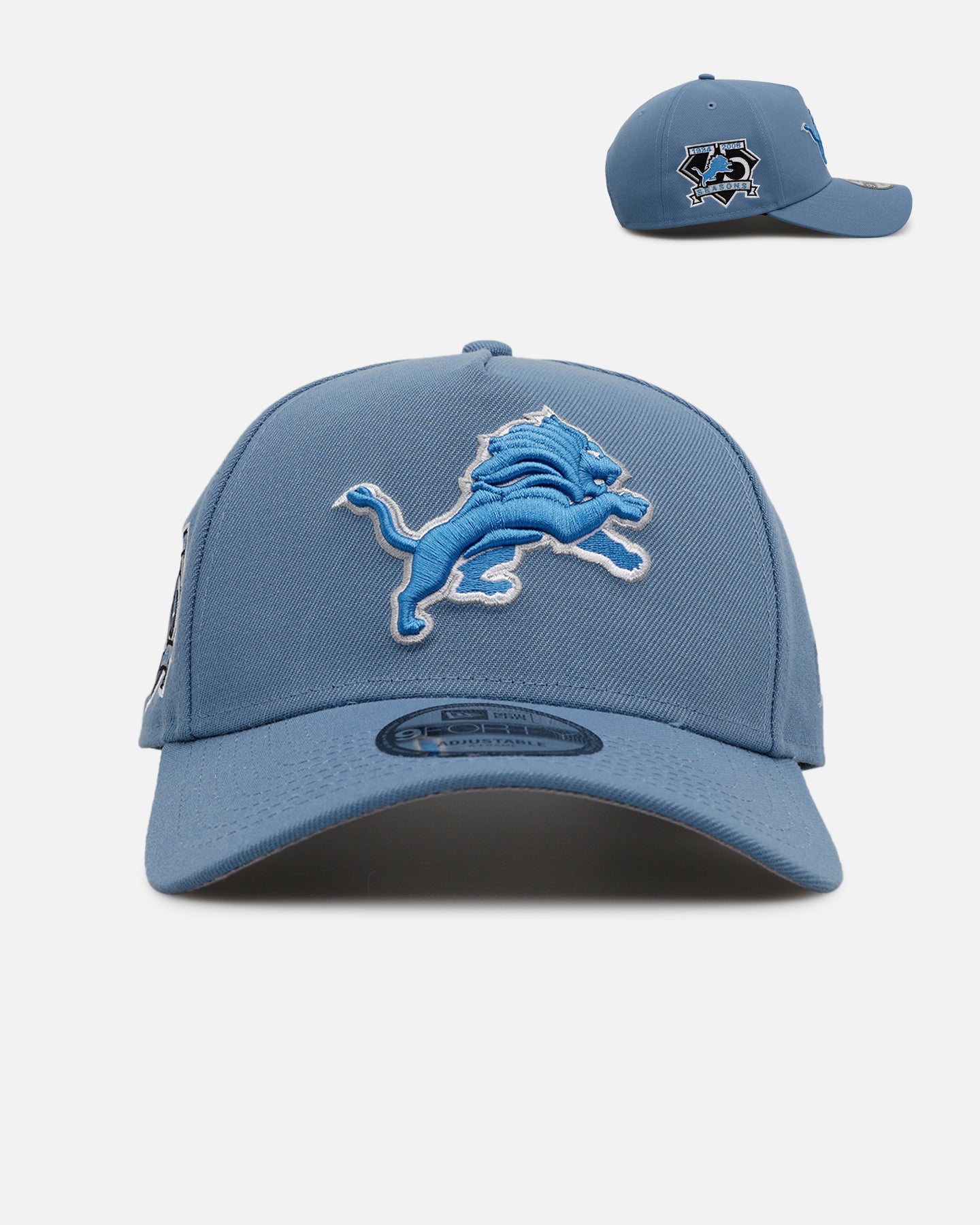 New Era Detroit Lions 'Faded Blue' 9FORTY A-Frame Snapback Faded