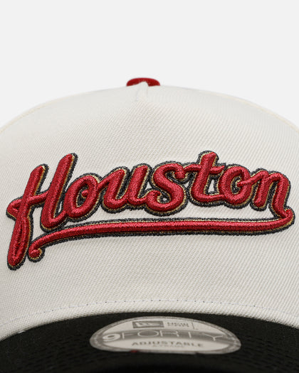 New Era Houston Astros 'Chrome Metallic Wordmark' 9FORTY A-Frame Snapback Chrome