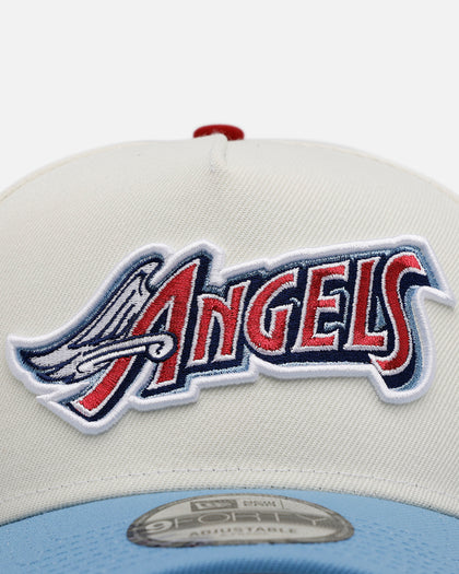 New Era Los Angeles Angels 'Chrome Metallic Wordmark' 9FORTY A-Frame Snapback Chrome