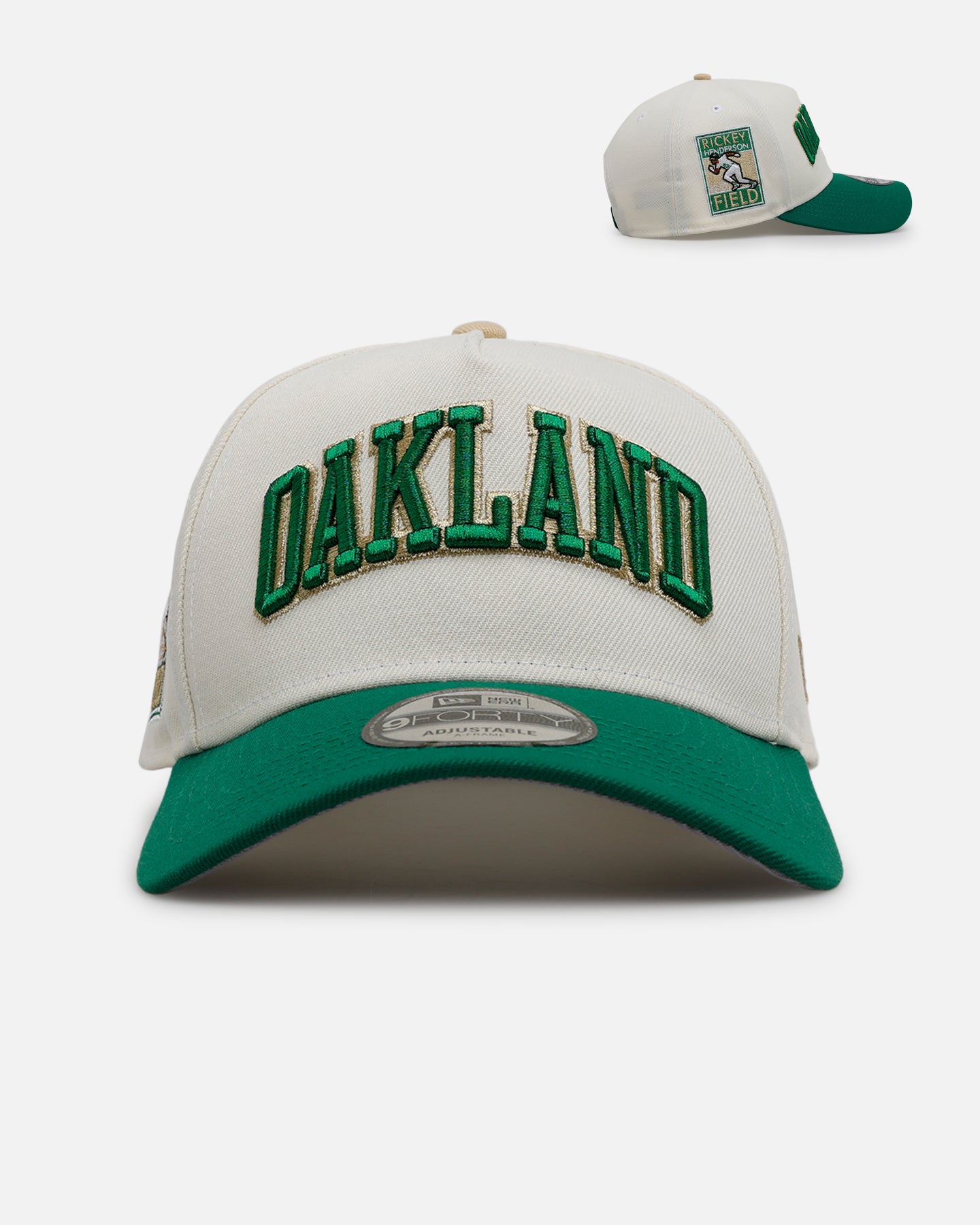 New Era Oakland Athletics 'Chrome Metallic Wordmark' 9FORTY A