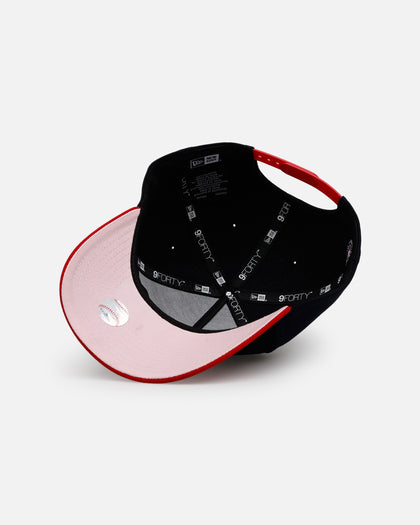 New Era Atlanta Braves 'Team Color Hearts' 9FORTY A-Frame Snapback Navy/Red