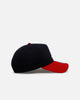 New Era Atlanta Braves 'Team Color Hearts' 9FORTY A-Frame Snapback Navy/Red