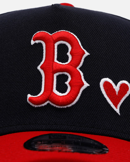 New Era Boston Red Sox 'Team Color Hearts' 9FORTY A-Frame Snapback Navy/Red