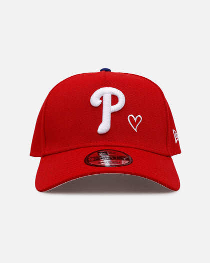 New Era Philadelphia Phillies 'Team Color Hearts' 9FORTY A-Frame Snapback Red
