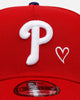 New Era Philadelphia Phillies 'Team Color Hearts' 9FORTY A-Frame Snapback Red
