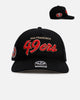47 Brand San Francisco 49ers 'Black Dome Script' 47 Hitch Snapback Black