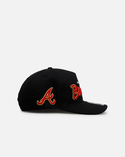 47 Brand Atlanta Braves 'Black Dome Script' 47 Hitch Snapback Black