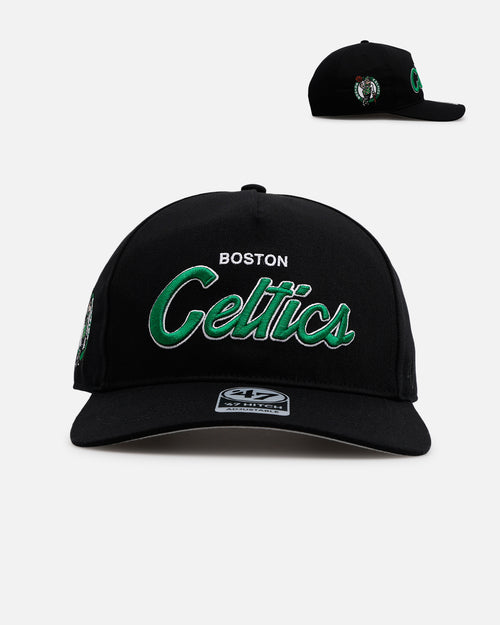 47 Brand Boston Celtics 'Black Dome Script' 47 Hitch Snapback Black