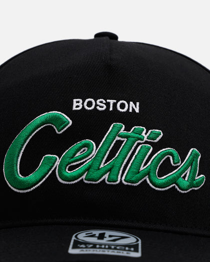 47 Brand Boston Celtics 'Black Dome Script' 47 Hitch Snapback Black