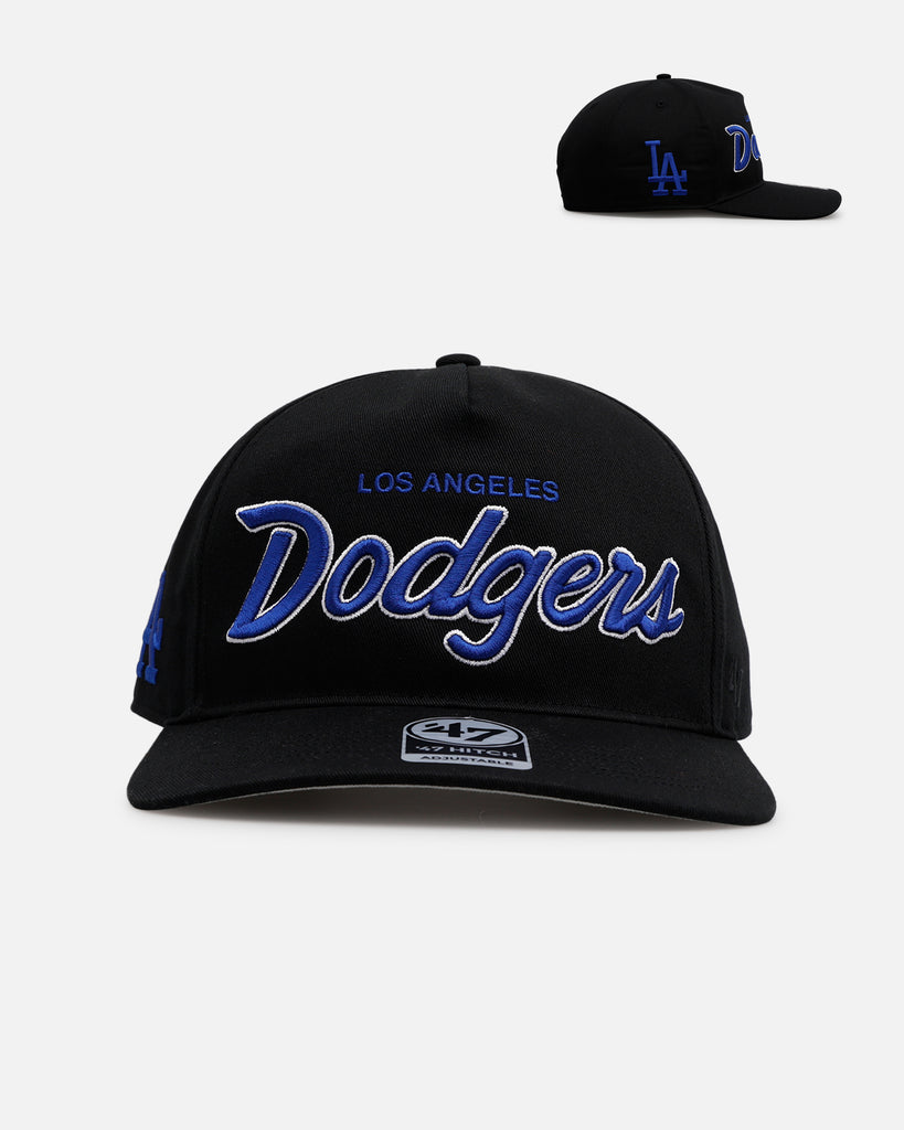 47 Brand Los Angeles Dodgers 'Black Dome Script' 47 Hitch Snapback
