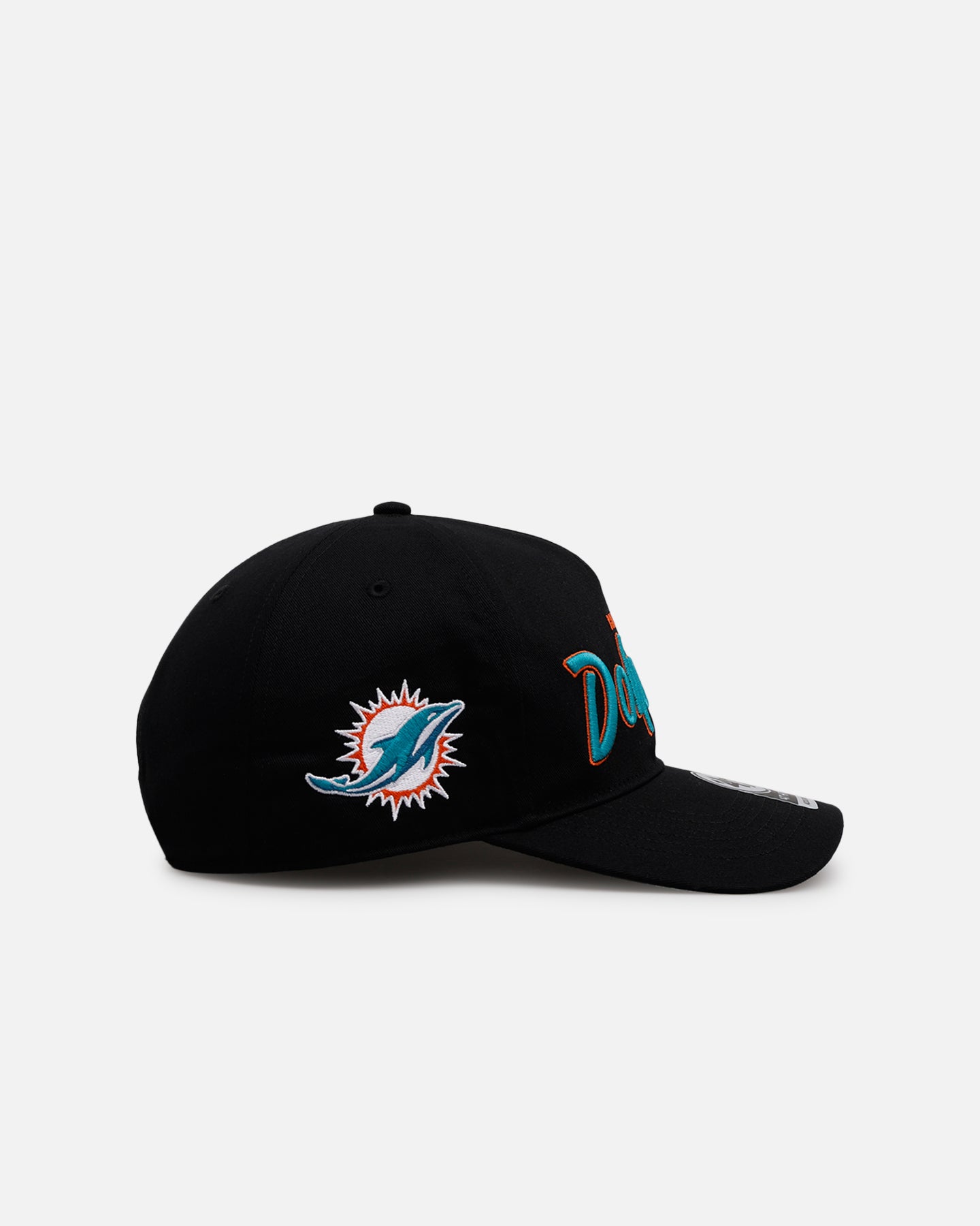 47 Brand Miami Dolphins 'Black Dome Script' 47 Hitch Snapback