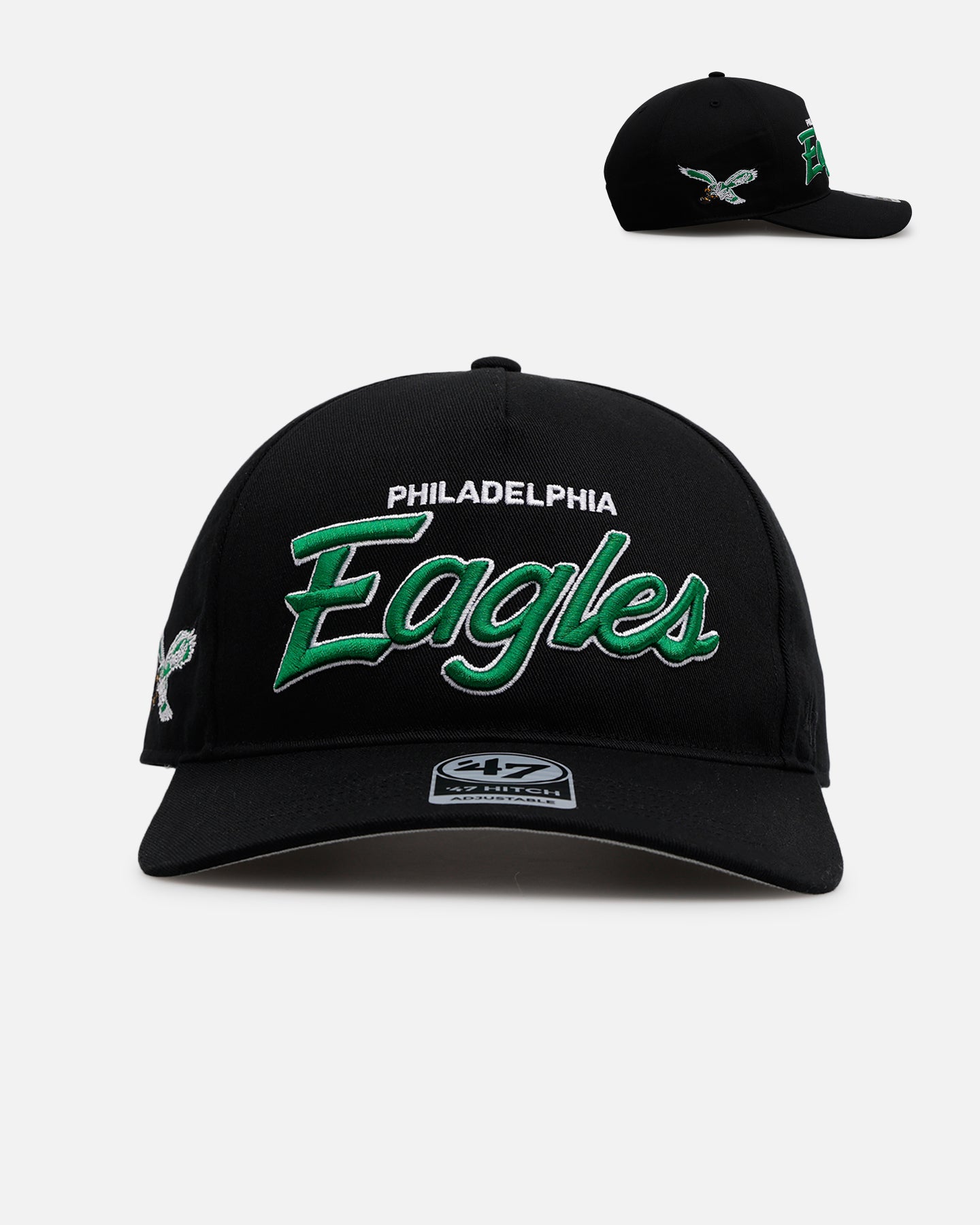 47 Brand Philadelphia Eagles 'Black Dome Script' 47 Hitch Snapback