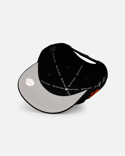 47 Brand San Francisco Giants 'Black Dome Script' 47 Hitch Snapback Black