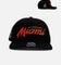 47 Brand Miami Hurricanes 'Black Dome Script' 47 Hitch Snapback Black