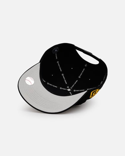 47 Brand San Diego Padres 'Black Dome Script' 47 Hitch Snapback Black