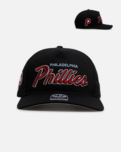 47 Brand Philadelphia Phillies 'Black Dome Script' 47 Hitch Snapback Black