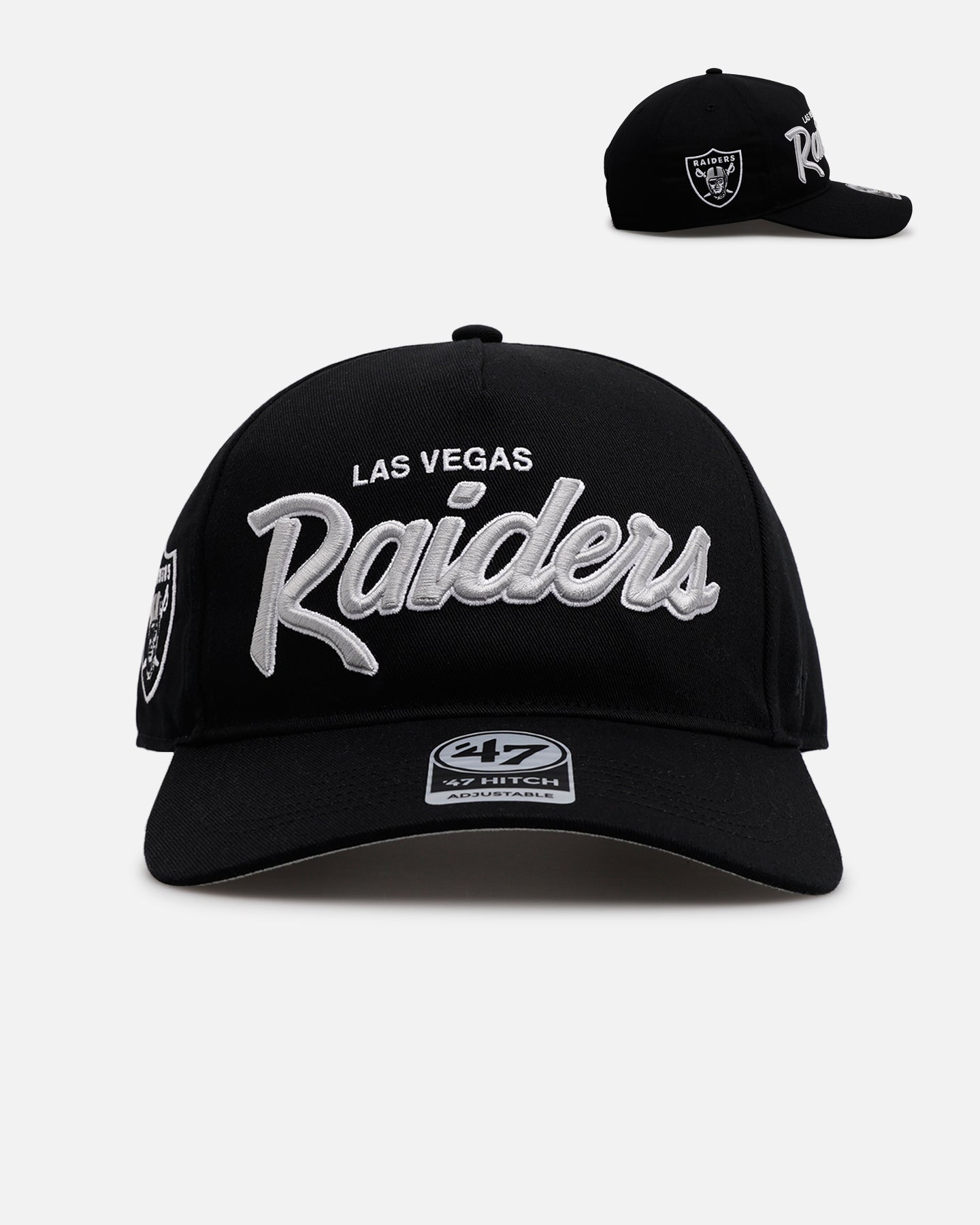 Thehighlights キャップ THL 47 Brand Las Vegas Raiders 'Black Dome Script' 47 Hitch Snapback